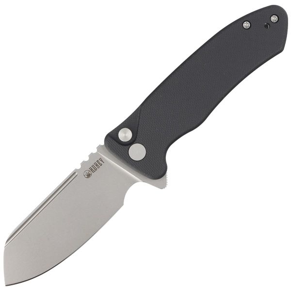 Kubey KU336E Creyon Small Black vreckový nôž 7,3 cm, čierna, G10, spona
