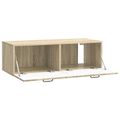 vidaXL Nástenná TV skrinka Dub sonoma 98 x 41 x 30 cm Kompozitné drevo