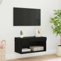 vidaXL Zostava TV skriniek 60 x 30 x 30 cm Čierny dub Kompozitné drevo