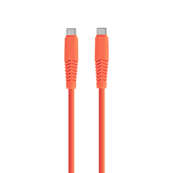 SETTY kábel USB-C - USB-C 1,5 m 2,1A KSC-C-1.5210 oranžová (GSM168169)
