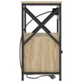 vidaXL Nočný stolík 2 ks Sonoma dub 40 x 31 x 60 cm Kompozitné drevo