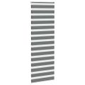 vidaXL Zebra roleta tmavošedá 75x200 cm šírka látky 70,9 cm polyester