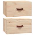 vidaXL Nástenné nočné stolíky 2 ks 40x29,5x22 cm