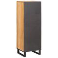 vidaXL Highboard s úložiskom Hnedá 90 x 33 x 75 cm Masívne mango drevo