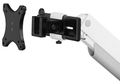 Neomounts DS65S-950WH2  Neomounts NEXT One SL Desk Mount, double display, sliding VESA (topfix clamp/grommet), white Držák, VESA, stolní, pro 2 ploché/zakrivené monitory, úhloprícka 24–34", náklon 140°, otácení 180°, rotace 180°, nosnost 22kg, bí