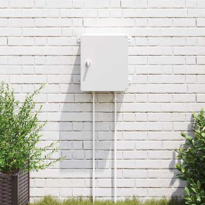 vidaXL Ovládacia skriňa Sivá 37 x 16,5 x 35 cm ABS plast