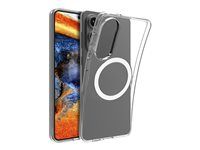Zadný kryt pre mobilný telefón - kompatibilita s MagSafe - plast - priesvitná - pre Samsung Galaxy S25 Edge