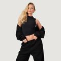 Dámska mikina Zip-Up NEO Black - GymBeam, veľkosť XS
