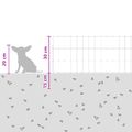 vidaXL Záhradný plot s kolíkmi 48 ks 75 x 30 cm Pozinkovaná oceľ