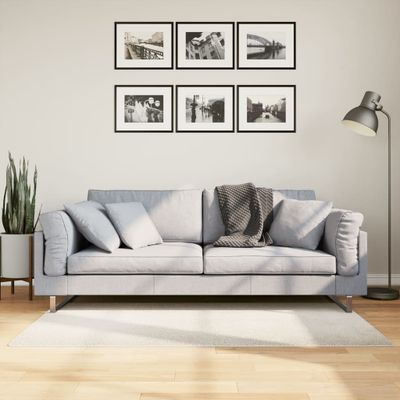 vidaXL Koberec IZA krátky vlas škandinávsky vzhľad krémový 80x150 cm