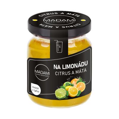 Citrus & Mäta 55 ml: ovocie na limonádu