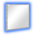 vidaXL Zrkadlo do kúpeľne s LED Sivý Sonoma 40 x 37 x 8.5 cm