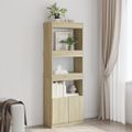 vidaXL Vysoká skrinka dub sonoma 63x33x180 cm kompozitné drevo