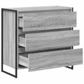 vidaXL Servírovacia skriňa Sivý Sonoma 79 x 36 x 75.5 cm