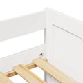 vidaXL Denná posteľ s výsuvným lôžkom bez matraca IRUN biela 90x200 cm