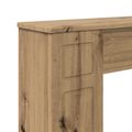 vidaXL Rám krbu Dub artisan 100 x 20 x 100 cm Kompozitné drevo