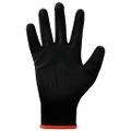 vidaXL Pracovné rukavice 24 ks Čierna 7 / S Polyester