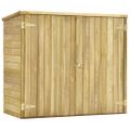 vidaXL Záhradná kôlňa 135x60x123 cm, impregnovaná borovica