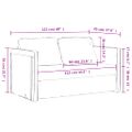 vidaXL Podlahová rozklad. pohovka 2v1 tmavozelená 122x204x55 cm zamat