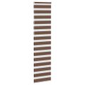 vidaXL Zebra roleta hnedá 65x230 cm šírka látky 60,9 cm polyester