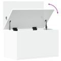 vidaXL Úložný box biely 60x35x35 cm kompozitné drevo