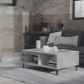 vidaXL Konferenčný stolík, betónovo sivý 90x60x35 cm, kompozitné drevo