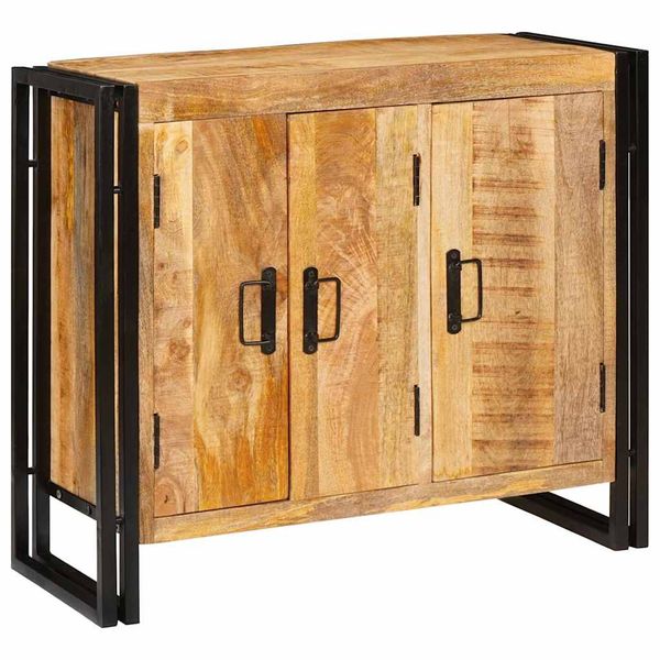 vidaXL Servírovacia skriňa Hnedá 80 x 33 x 70 cm mangový masív