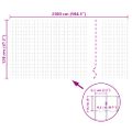 vidaXL Euro plot, oceľ 25x1,2 m, zelený
