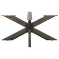 vidaXL Noha konferenčného stolíka v tvare pavúka, čierna 98x58x(42-43) cm, oceľ