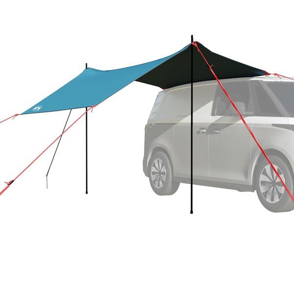 vidaXL Autostan modrý vodotesný