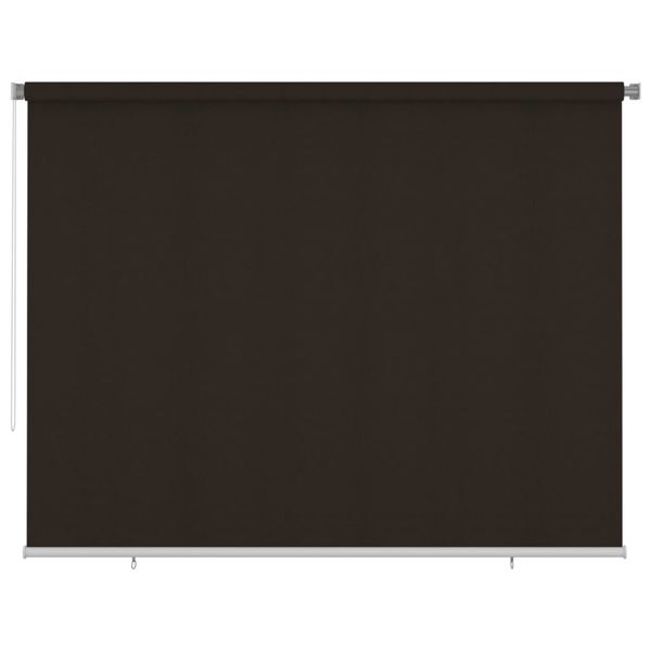 vidaXL Vonkajšia zatemňovacia roleta 300x230 cm hnedá