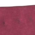 vidaXL Chesterfield lavica Víno červené 112 x 65,5 x 75 cm Zamat