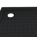 vidaXL Sprchová základná vanička s bodkami 90 x 90 x 4 cm ABS Čierna