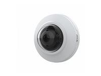 Sieťová bezpečnostná kamera - kupola - odolná voči vandalom a vode - farebná (deň a noc) - 8 MP - 3840 x 2160 - objektív fixed iris - pevné ohnisko - audio - LAN 10/100 - MJPEG, H.264, H.265, MPEG-H Part 2, MPEG-4 Part 10, AVC, HEVC - PoE Class 2