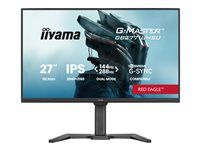 iiyama G-MASTER Red Eagle GB2771UHSU-B1 - LED monitor - hranie hier - 27" - 3840 x 2160 4K @ 144 Hz - IPS - 450 cd/m² - 1500:1 - 0.8 ms - 2xHDMI, DisplayPort - reproduktory - čierna, matná