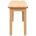 vidaXL Lavica 90 cm z masívneho dreva Guma