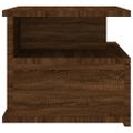 vidaXL Nástenný nočný stolík hnedý dub 40x31x27 cm spracované drevo