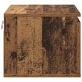 vidaXL Nástenná nočná skrinka 2 ks Staré drevo 50 x 36 x 30 cm