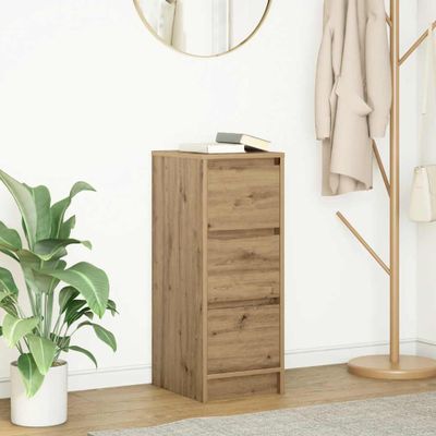 VidaXL Príborník Artisan Dub 29,5x34x76 cm Engineered Wood