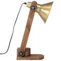 vidaXL Stolová lampa 25 W starožitná mosadzná 23x13x52 cm E27