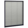 vidaXL Plisovaná okenná sieťka proti hmyzu antracitová 60x80 cm hliníková