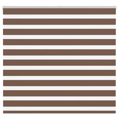 vidaXL Zebra roleta hnedá 165x150 cm šírka látky 160,9 cm polyester