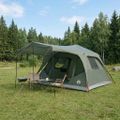 vidaXL Rodinný stan Armádna zelená 305 x 275 x 190 cm Polyester a oceľ