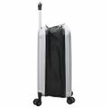 vidaXL Kufor so zámkom Strieborná 34 x 23 x 55.5 cm ABS plast