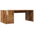 vidaXL Konferenčný stolík staré drevo 90x45x35 cm kompozitné drevo