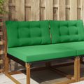 vidaXL Vankúš na vonkajšiu pohovku Polyester Zelená 80 x 68,5 cm