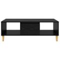 vidaXL Konferenčný stolík Čierny dub 102 x 55 x 35 cm Kompozitné drevo