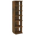 vidaXL Stojany na topánky 2ks dymový dub 27,5x27x102 cm sprac. drevo