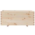 vidaXL Záhradný kvetináč 110x40x49,5 cm masívna borovica