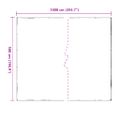 vidaXL Priehľadná plachta s okami 5x10 m Polyetylén